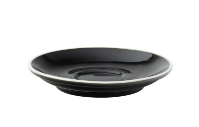 UTOPIA SUPER VITRIFIED PORCELAIN BARISTA BLACK SAUCER 4.5Inch