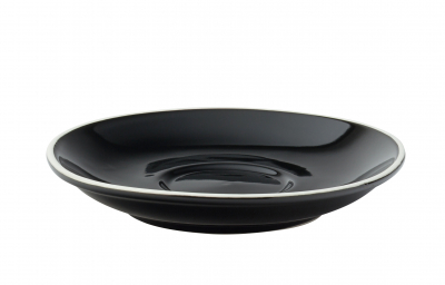 UTOPIA SUPER VITRIFIED PORCELAIN BARISTA BLACK SAUCER 5.5Inch
