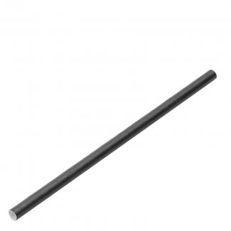 UTOPIA BLACK PAPER SIP STRAW 5.5Inch (5MM BORE)