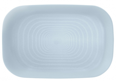 UTOPIA CIRCUS CHAMBRAY RECTANGULAR PLATTER (25X17CM)