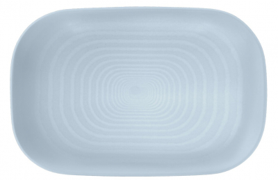 UTOPIA CIRCUS CHAMBRAY RECTANGULAR PLATTER (29X19.5CM