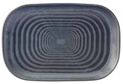 UTOPIA CIRCUS DENIM RECTANGULAR PLATTER (25X17CM)