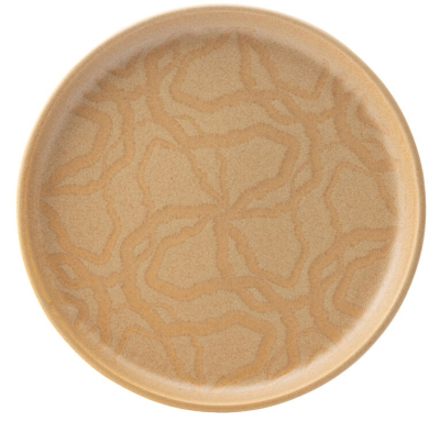 UTOPIA MAZE FLAX WALLED PLATE 7Inch (17.5CM)