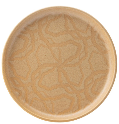 UTOPIA MAZE FLAX WALLED PLATE 8.25Inch (21CM)