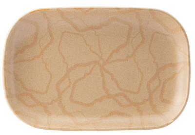 UTOPIA MAZE FLAX RECTANGULAR PLATTER (25X17CM)