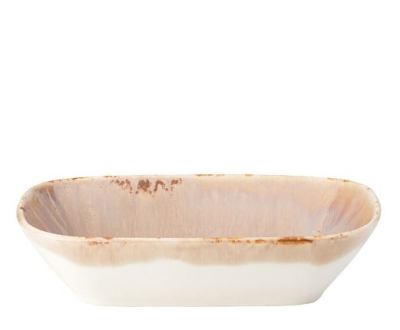 UTOPIA MURRA BLUSH RECTANGULAR DISH 20X14CM