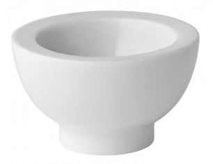 UTOPIA WHITE SUPER VITRIFIED PORCELAIN TITAN PINCH POT 2.4Inch