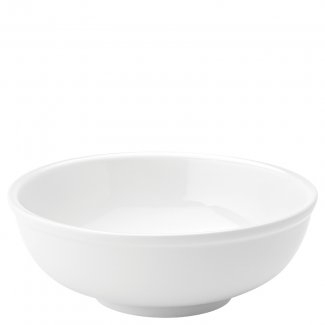 UTOPIA WHITE SUPER VITRIFIED PORCELAIN TITAN NOODLE BOWL 34OZ