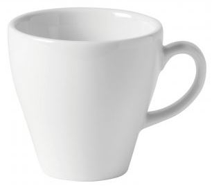 UTOPIA WHITE SUPER VITRIFIED PORCELAIN TITAN ESPRESSO CUP 8OZ