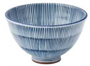 UTOPIA VITRIFIED PORCELAIN URCHIN BLUE FOOTED BOWL 4.8Inch