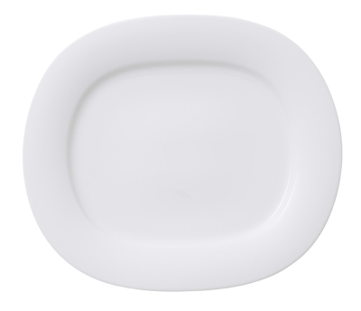 AFFINITY FLAT OVAL PLATE 220X190MM