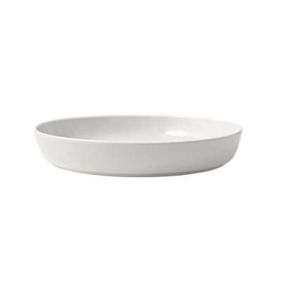 V&B ICONIC LA BOULE WHITE FLAT BOWL 24X4CM X6