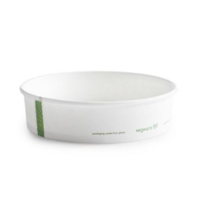 VEGWARE 26OZ BON APPETIT PAPER FOOD BOWL WHITE