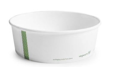 32OZ PLA LINED PAPER FOOD BOWL X300