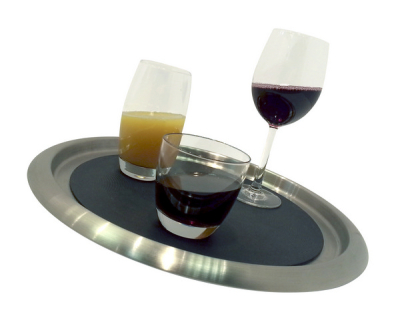 ELIA ROUND NON-SLIP TRAY 410MM