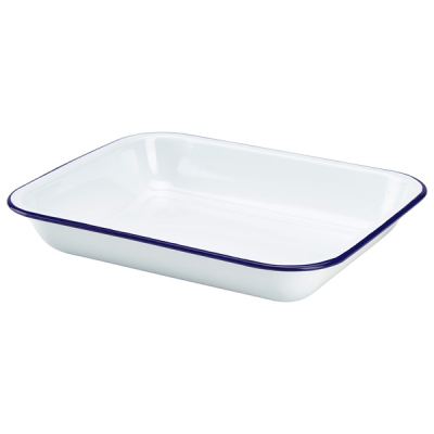 ENAMEL BAKING TRAY 31 X 25 X 5CM