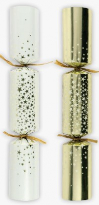 11Inch CREAM & GOLD STARBURST CRACKERS