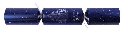 12Inch BLUE & SILVER TREE CRACKERS