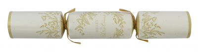 12Inch CREAM & GOLD WREATH CRACKERS
