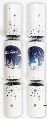 12Inch NAVY & WHITE STAG CRACKERS