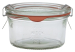GENWARE WECK JAR & LID 16.5CL/5.85OZ X12 WECK976